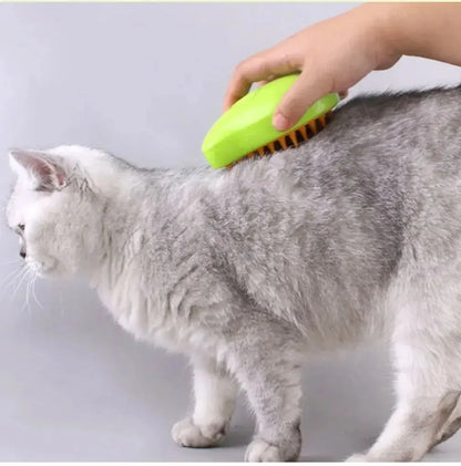 3-in-1 Electric Pet Grooming Brush – Steam, Massage & Shedding Tool for Cats & Dogs